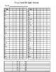 Fry Sight Word Assessment Progress Monitoring St Nd Rd