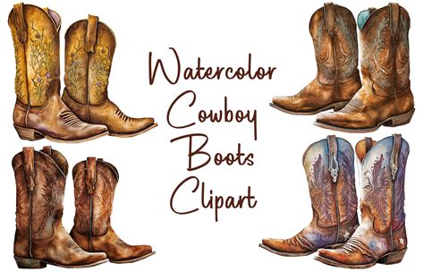 Cowboy Boot Clipart