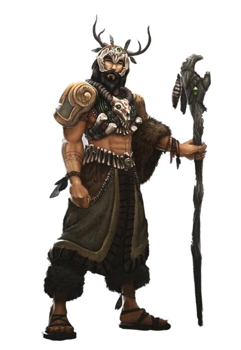 Male Human Druid Pathfinder Pfrpg Dnd Dandd 35 5e 5th Ed D20 Fantasy