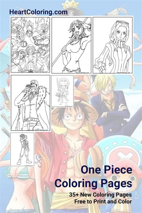 One Piece Coloring Pages 35 Free Printables