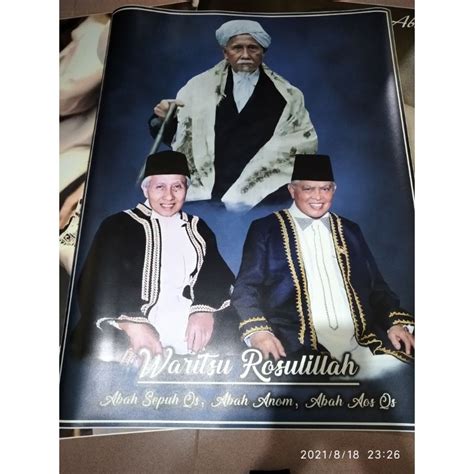 Jual Poster Abah Sepuh Abah Anom Abah Aos Luster Uv Awet Shopee Indonesia