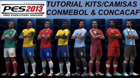 PES 2013 TUTORIAL INFO Como Insertar KITS En PlayStation 3 Conmebol