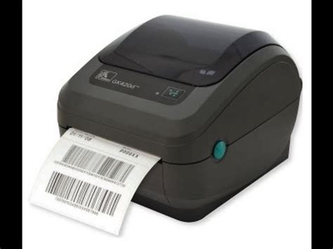 Setting up GK420d label printer - YouTube