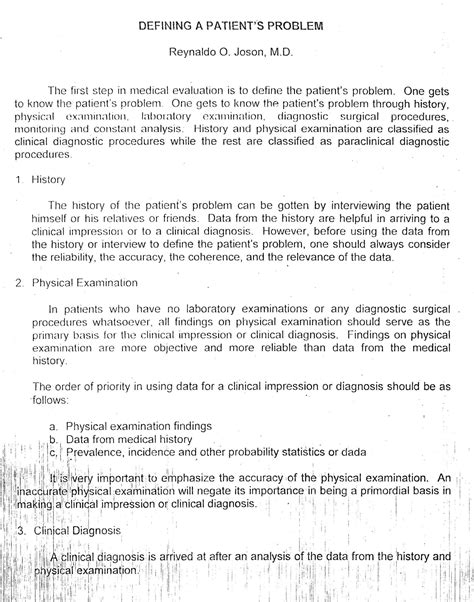 How To Write Clinical Impressions Williamaryen