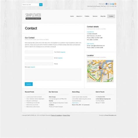 simpleweb website template personalcreative website templates