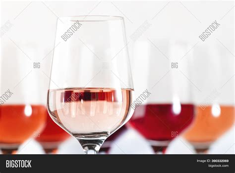 Rose Wine Glasses Set Image & Photo (Free Trial) | Bigstock