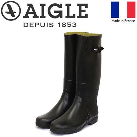 AIGLE エーグル ZZF8892 CHANTEBELLE JP2 ラバー レディース ロングブーツ 009 NOIR フランス製