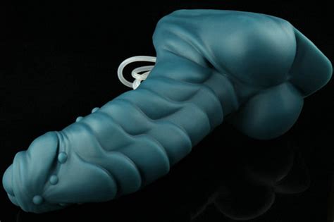 NEW Bad Dragon FLINT Fantasy LARGE Silicone Dildo CUM TUBE LUBE Toy