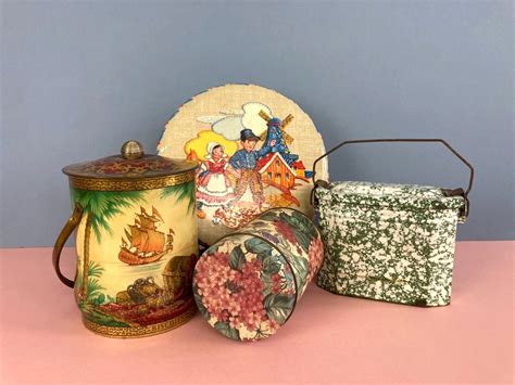 Vintage Tin Bundle Biscuit Tins Decorative 50s 60s 70s - Etsy