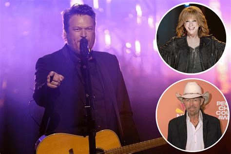 Blake Shelton Credits Fellow Oklahoma Natives Reba Mcentire And Toby