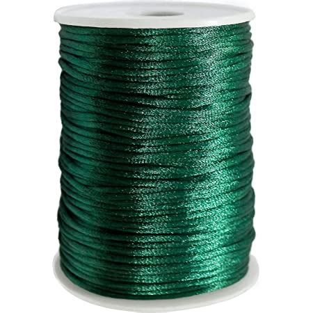 Fqtanju Mm X Yards Satin Nylon Trim Cord Rattail Chinese Knot