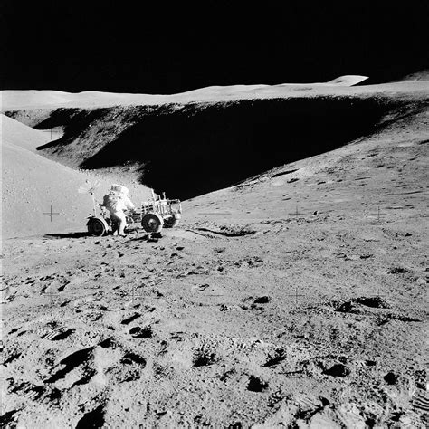 Apollo Lunar Surface Exploration Photograph By Nasa Science Photo