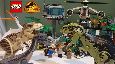 🔊 Tyrannosaurus Rex Vs Giganotosaurus And Therizinosaurus Lego