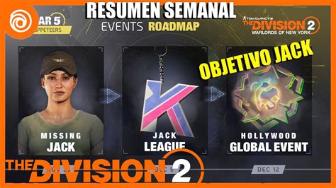 ROAD MAP PROXIMOS EVENTOS The Division 2 Resumen Semanal YouTube