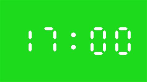 20 Second Countdown Timer Digital On Green Screen 39333640 Stock Video