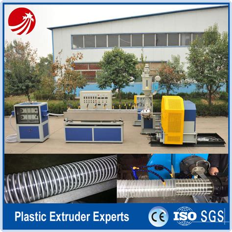 Pvc Fiber And Steel Wire Reinforced Hose Production Line China