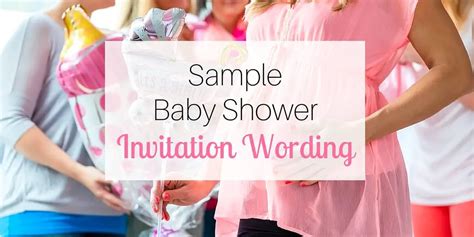 Sample Baby Shower Invitation Wording