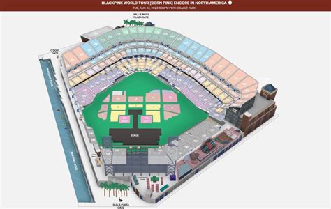 Pretty Savage On Twitter Blackpink Oracle Park Seating Plan