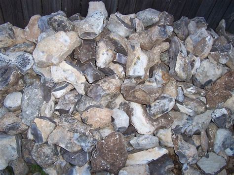 Curts Cherts Various Raw And Heated Knapping Stone New Load Of Texas