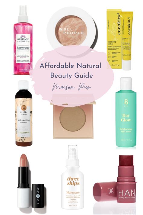 Beauty on a Budget: Explore The Best Affordable Natural Beauty Brands ...