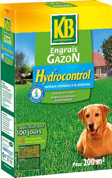 FERTILIGENE Engrais Gazon Hydrocontrol 200 m² 4 Kg Amazon fr Jardin