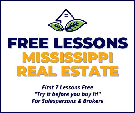 FREE LESSONS | Mississippi Real Estate | Prelicensing Classes