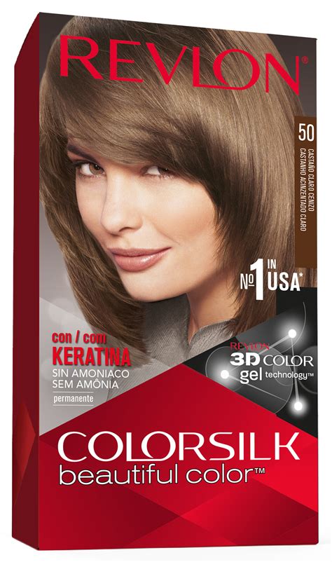 Tinte De Cabello Sin Amon Aco Revlon Colorsilk N Casta O Claro