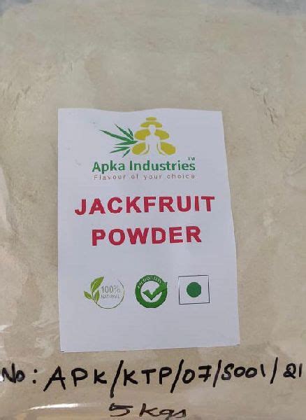 Natural Jackfruit Powder For Human Consumption Certification FSSAI