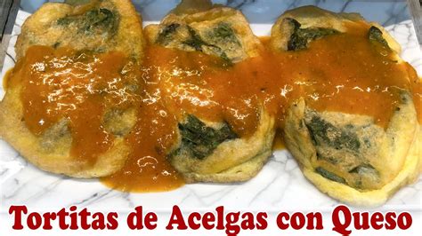 Como hacer Tortitas de Acelgas con Queso Receta Fácil YouTube