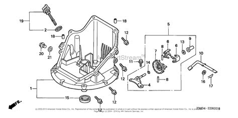 Honda Gcv Parts Diagram