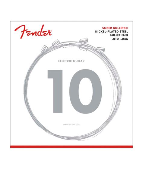 Fender Bullet End 010 046 Nickel Plated Steel Guitar Strings — Alamo Music Center