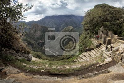 Inti Punku Port O Do Sol Em Machu Picchu E Vista Para O Vale