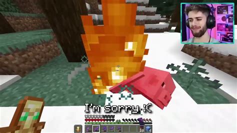 Farzy Finds A Rare Snow Fox In Minecraft Hardcore Youtube