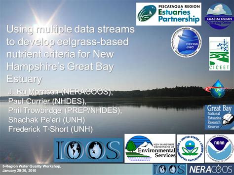 Using Multiple Data Streams To Develop Eelgrass Based Nutrient Criteria