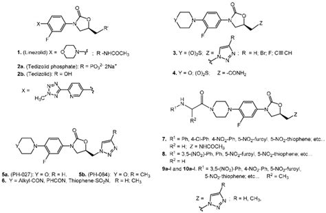 Chemical structure of oxazolidinone antibacterial agents. | Download ...