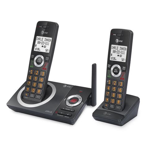 AT T CL82219 2 Handset Answering System With Smart Call Block Walmart