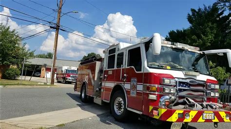 Fairfax County Engine 411 And Medic 411 Responding YouTube