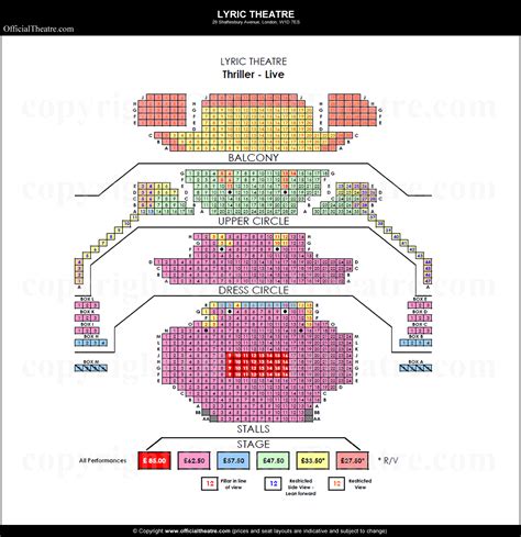 lyric theatre london seat map  prices  hadestown