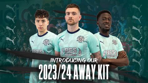 Introducing our new away kit for the 2023/24 season - Fleetwood Town FC