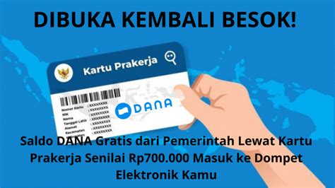 Dibuka Kembali Tanggal April Saldo Dana Gratis Dari Pemerintah