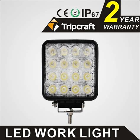 TRIPCRAFT 48w Led Work Light 4 3 Inch Spot Flood Beam Car Driving Light