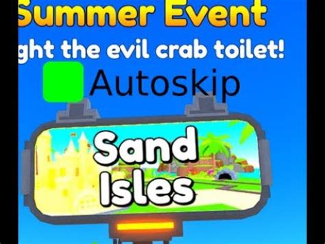 How To Beat New Sand Isles Map On Autoskip Toilet Tower Defense Youtube