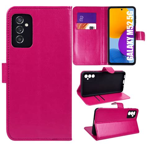 Capa Carteira Couro Rosa Compat Vel Galaxy M G M Cell In