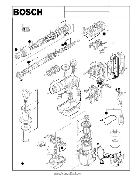 Bosch Hammer Drill Parts Diagram