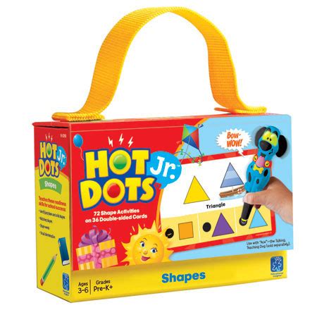 Hot Dots Jr Card Set Shapes Fat Brain Toys