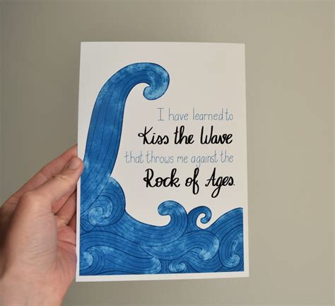 Charles Spurgeon Quote I Have Learned To Kiss The Wave That Etsy