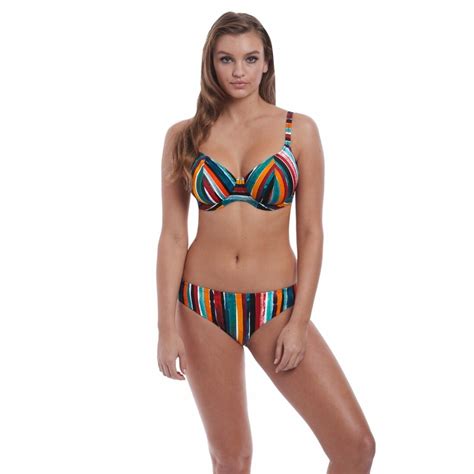 Plavky spodní díl FREYA SWIM BALI BAY BIKINI BRIEF MULTI Caresse