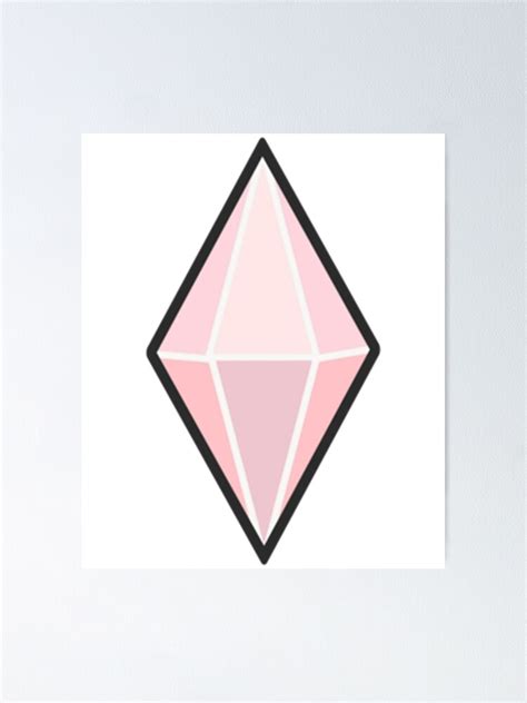 Pink Plumbob Sims 4 Poster For Sale By OpasMarc Redbubble