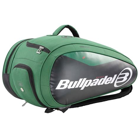 Paletero Bullpadel Mid Capacity Negro Y Verde Padel Tienda