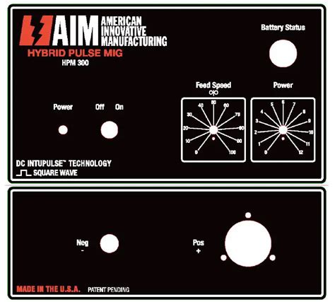 Aim Hpm 350 Hd Hybrid Pulse Mig Welder Owners Manual